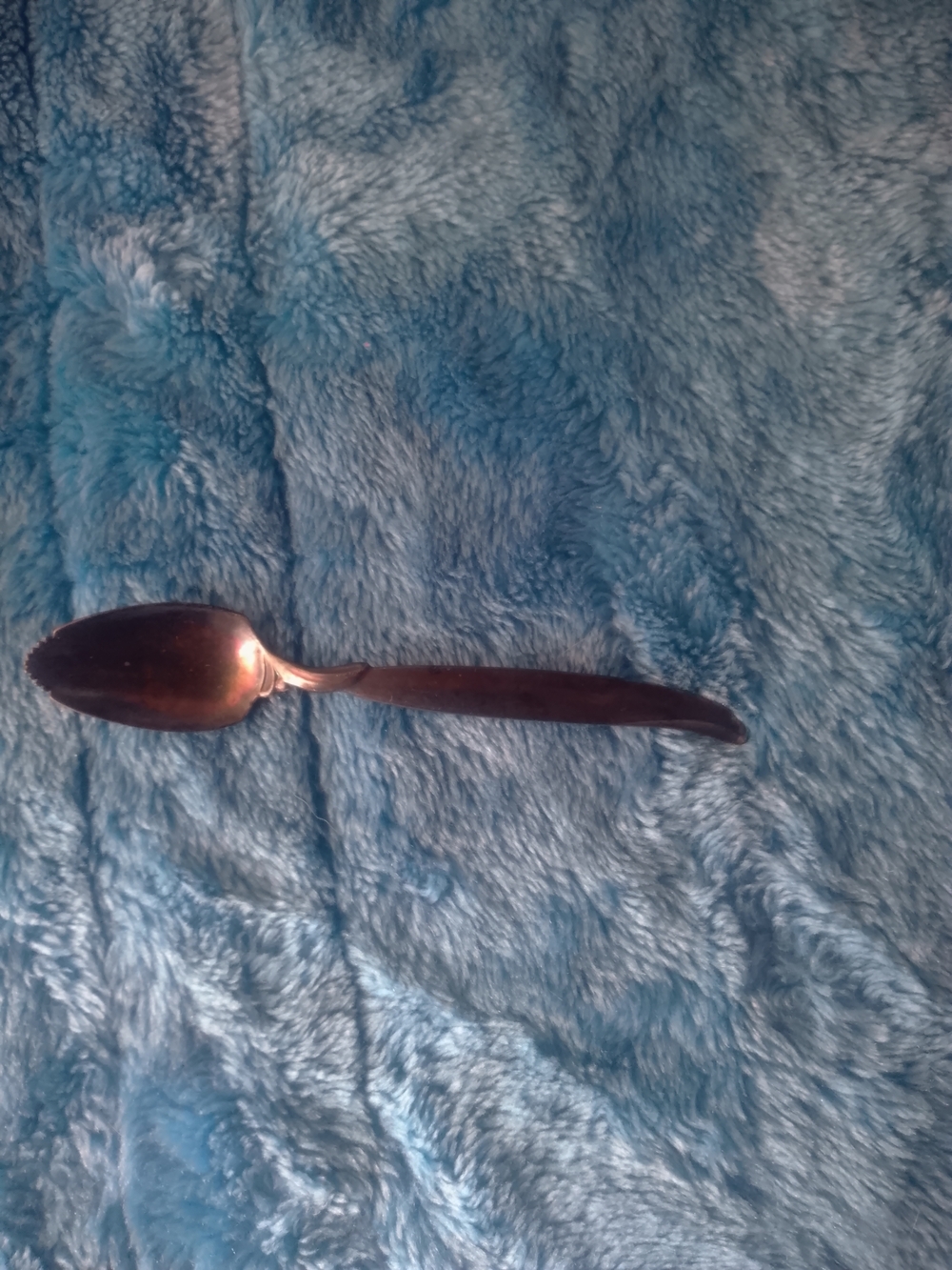 Vintage Silver-Tone Grapefruit Spoon - 1947 Rogers Brothers